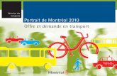 Direction des transports Portrait de Montréal 2010 …Le transport collectif Sources : Société de transport de Montréal, sauf indication contraire 1 Mobilité des personnes dans