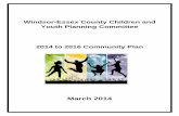 March 2014 - Windsor · What do we know about children living in Windsor-Essex County? Total Essex County Child Population (including Windsor) The child population in Windsor-Essex