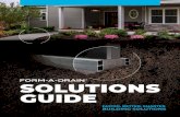 SOLUTIONS GUIDE€¦ · WE HAVE SOLUTIONS ... and lift sub-floors off damp, cold concrete basement slabs. WATERPROOFING. FORMADRAINSOLUTIONS.COM WATERPROOFING 7 PLATON OUTPERFORMS