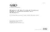 Report of the United Nations High Commissioner …United Nations Report of the United Nations High Commissioner for Refugees Covering the period 1 July 2016-30 June 2017 General Assembly
