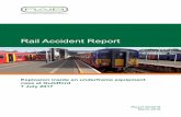 Rail Accident Report - gov.uk · This was necessary because Vossloh-Kiepe (UK) Ltd did not have the necessary expertise for such work within its own organisation. In July 2015, following
