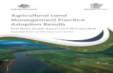 Agricultural Land Management Practice Adoption Results agricultural commodities (land uses) found in