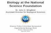 Biology at the National Science Foundation · Experimental Biology 2013 Boston, Massachusetts ... Division of Molecular and Cell Biology . Division of Integrated Organismal Systems