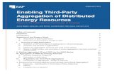 Enabling Third-Party Aggregation of Distributed Energy ...€¦ · 1 | ENABLING THIRD-PARTY AGGREGATION OF DERs THE REGULATORY ASSISTANCE PROJECT (RAP)® FEBRUARY 2018 Enabling Third-Party