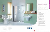 Shower screens - Wolseley · Shower screens & accessories *All catalogue products guaranteed for life. General: 01905 823298 Orderline: 01905 823299 Email: sales@akw-medicare.co.uk