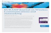 EURASIP Journal on Wireless Communications and Networking · 2015-08-31 · Networking. Special Issue on. Mobile Multimedia Cloud Computing. The rapid increase in the use of multimedia