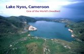 Lake Nyos, Cameroon - Junior Science · Lake Nyos, Cameroon. Rev Jan 2015 Ms. Hennessey August 21st 1986- Lake kills 1,700 Carbon Dioxide gas killed all living things within a 15-mile