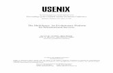 USENIX | The Advanced Computing Systems …...t for building and executing highly a v ailable, scalable, but exible and adaptable infras-tructure services. Our arc hitecture has three