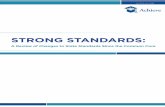 STRONG STANDARDS - Achieve · It has been seven years since the Common Core State Standards (CCSS or Common Core) were developed and quickly adopted by 45 states and the District