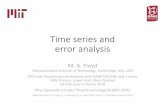 Time series and error analysisgeoweb.mit.edu/~floyd/courses/gg/201802_GNS/pdf/32... · correlation time) •Use the χ2value for infinite averaging time predicted from this model