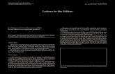 Letters to the Editor - SciELO Españascielo.isciii.es/pdf/diges/v107n2/carta1.pdf · 2. Orellana A, Salazar E. Colitis pseudomembranosa asociada al uso de antibióticos. Revisiones