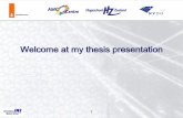 Welcome at my thesis presentationacademy.amccentre.nl/thesis/presentatie/Presentation_S...Welcome at my thesis presentation 1 Grip on asset logistic knowledge retention within maintenance