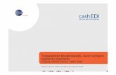 Transparente Bargeldlogistik, durch weltweit etablierte ...files.messe.de/cmsdb/007/13730.pdf · strichcodeunterstützte Geschäftsabwicklung Reaktion auf Insolvenzen von Wertdienstleistern