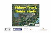 Sidney Truck Route Study - Montana Department of ... · 4 Project History West and East Truck Routes proposed in 1983 County Transportation Plan as two-lane, minor arterials City