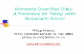 Minnesota GreenStep Cities: A Framework for Taking More ... · Local intranet Greenstep Ci... Desktop S. 100% 11:27 AM start Minnesota Greenstep Cities is a voluntary challenge, assistance