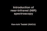 Introduction of near-infrared (NIR) spectroscopy...Integral Field Spectroscopy planet NIR instruments of Subaru telescope NIR (1-5um) MOIRCS Tanaka-san - Subaru telescope has three