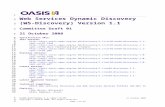 Web Services Dynamic Discovery (WS-Discovery) Version 1.0 · Web viewCommittee Draft 01 21 October 2008 Specification URIs: This Version: