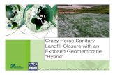 Crazy Horse SanitaryCrazy Horse Sanitary Landfill ... Crazy Horse Sanitary Landfill O ti l 1934Operational 1934 – 2010 Module 1 was on NPL List. (Closed 1988) LFG Flare(s)LFG Flare(s)