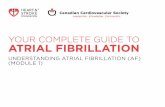 YOUR COMPLETE GUIDE TO ATRIAL FIBRILLATION · beats for every 1 ventricular beat, or a 2-to-1 conduction. 3. Your pulse can be regular or irregular during atrial flutter—it depends