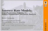 1/23 Interest Rate Modelshelper.ipam.ucla.edu/publications/fm2001/fm2001_4243.pdf · Short Rate Models One-factor, the single factor being theshort interest rate (overnight rate,