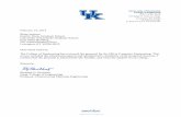 University of Kentucky · 2019-09-18 · University of Kentucky College of Engineering Office of the Dean 353 Ralph G. Anderson Bldg. Lexington, KY 40506 P: 859-257-1687 F: 859-257-5727