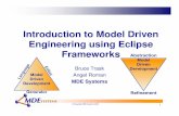 Introduction to Model Driven Engineering using Eclipse ...€¦ · Model Driven Development Engine ModelingEclipse Framework Java Emitter Templates Graphical Editor Framework Eclipse