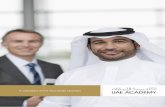 Primary Strategic Alliances - UAE Academy · TNA, we either utilize an existing program within the UAE Academy or, if ... internationally recognized vocational degrees and diplomas