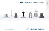 HONSEL portfolio english - VVG€¦ · HONSEL portfolio english. 2 Blind rivet nuts Blind rivet studs Coils Studs Blind rivets Special parts. 3 HONSEL Wire products 4-5 Produktion6-7