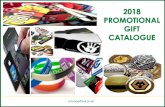 2018 PROMOTIONAL GIFT CATALOGUEp · PDF file PROMOTIONAL GIFT CATALOGUE. inde x pg category content ... 17 silicon keyrings, watches, snap bands & silicon coated snap bands 18 bottle