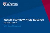 Retail Interview Prep Session - Students · Walmart eCommerce 2019 MBA Summer Intern – Product Manager Supply Chain, Sam’s Club San Bruno - CA: 12/12/2018. Walmart eCommerce 2019