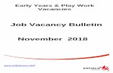 Job Vacancy Bulletin November Name of Provision: The Treehouse Nursery Address: 2 Fords Grove , Winchmore Hill, London N21 3DN Contact: Emma Taaffe/ Vicky Privett 020 8360 6010 Closing