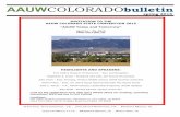 Bulletin SPRING 2015 FINAL--FINAL--- - AAUW Coloradoaauw-co.aauw.net/files/2015/03/AAUW-Colorado-Spring-2015-Bulletin… · spring 2015 IN THIS ISSUE: STATE CONVENTION, 1-6. . . ...