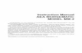 Instruction Manual AEA MORSEMATIC MODEL MM-2may send anything with the paddle. By pressing A, the message will resume sending from where you interrupted the message. This is a very