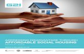 ADDRESSING DISADVANTAGE THROUGH AFFORDABLE SOCIAL … · of 293,700 and the most recent Victoria in Future population projections (May, 2014) forecast that, by 2031, the population