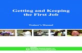 Getting and Keeping the First Job - PACER Center...Handouts: Building a Resume: Tips for Youth with Disabilities, Example Resume, My Action Plan 2. | Getting and Keeping the First