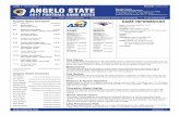 RECORD: 0-00-0 LSC ANGELO STATE · 2017-08-28 · #RAMFAM // 1 GAME 1 // MCKENDREE RECORD: 0-00-0 LSC ANGELOSPORTS.COM Angelo State Schedule Date OpponentTime/Result 8.31 Date: McKendree