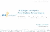 Challenges Facing the New England Power System · 2018-01-19 · Renewable Energy to New England Load Centers • Ten elective transmission projects have been proposed, representing