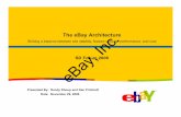 The eBay Architecture eBay, Inc.4 © 2006 eBay Inc. Q1Q2Q3Q4Q1Q2Q3Q4Q1Q2Q3Q4Q1Q2Q3Q4Q1Q2Q3Q4Q1Q2Q3Q4Q1Q2Q3Q4Q1Q2Q3Q4Q1Q2Q3 eBay’s Exponential Growth 212 Million Users 1 98 1999 2000