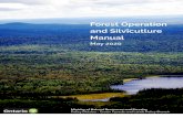 Forest operations and silviculture manual · Cette publication hautement spécialisée {Forest Operations and Silviculture Manual} n'est disponible qu'en anglais conformément au