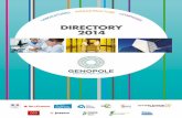 directory 2014 - Genopole Réussir en biotechnologies · 2015-04-24 · Our website describes what’s happening on the biocluster in words and pictures. It provides an accurate snap-shot