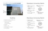 Outline Steinbeis University Berlinweb.tuat.ac.jp/.../overseas/steinbeis_2020.3.pdf · Steinbeis University Berlin •1998年にシュタインバイス 財団によって設立されたドイ
