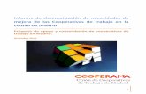 Informe de sistematización de necesidades de mejora de las ......El presente documento incluye el informe de sistematización de necesidades de mejora de las cooperativas de trabajo