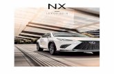 Brochure for 2018 Lexus NX & NXh Hybrid · just one of many eye-opening details that set the NX apart. Available triple-projector-beam headlamps and dramatically restyled front and