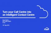 Turn your Call Centre into an Intelligent Contact Centre...customer value; interaction-specific context & customer intent Better serve customers, increase first contact resolution,