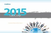 LabCorp 2015...LabCorp 2015Corporate Responsibility Report 7 Two years ago, Covance launched the Shape-Up Program, an eight-week exercise-based competition for teams of employees.