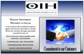 OAKLEAF INVESTMENT HOLDINGS FIELD PROCESS MEASURING …oihcontrols.co.za/.../2014/12/Valves-Presentation.pdf · 2014-12-10 · VSEO, full lift spring loaded Liquid Thermal Expansion