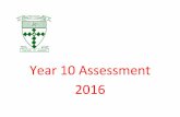 Year 10 Assessment 2016 - Brigidine College Randwick€¦ · English – Year 10 Assessment 2016 Outcomes Syllabus Components Syllabus Weightings Term 1 2016 Term 2 2016 Term 3 2016