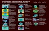 minimally invasive Eye Surgery - Augen · MiniMally invasivE EyE surgEry COngrEss (miEsC) COnfErEnCEs 09:00 – 09:30 The concept of minimally invasive eye surgery Daniel Mojon (St.Gallen)