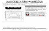 Installation & Operating Manual · 2020-01-10 · Dutchwest® 3 Vermont Castings • DutchWest 2460, 2461, 2462 Installation ManualR42 • 01/20 3-90-7001135 Specifications A C B