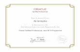 11056930 Existing OCP Certificate Enhancement OCP legacy ...alii.pro/assets/pdf/oracle-java6.pdf · Oracle Certified Professional, Java SE 6 Programmer May 06, 2013. ORACLE Certified